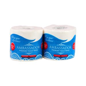 TISS022 - TOILET ROLL 350 PULLS(AMBASADOR)