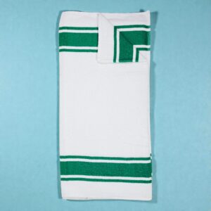 CLO039 - TOWEL GREEN BORDER 30*60