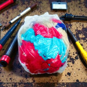 CLO014 - COTTON WASTE COLOUR 200 GM