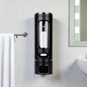DIS112 - SOAP DISPENER ROUND BLACK
